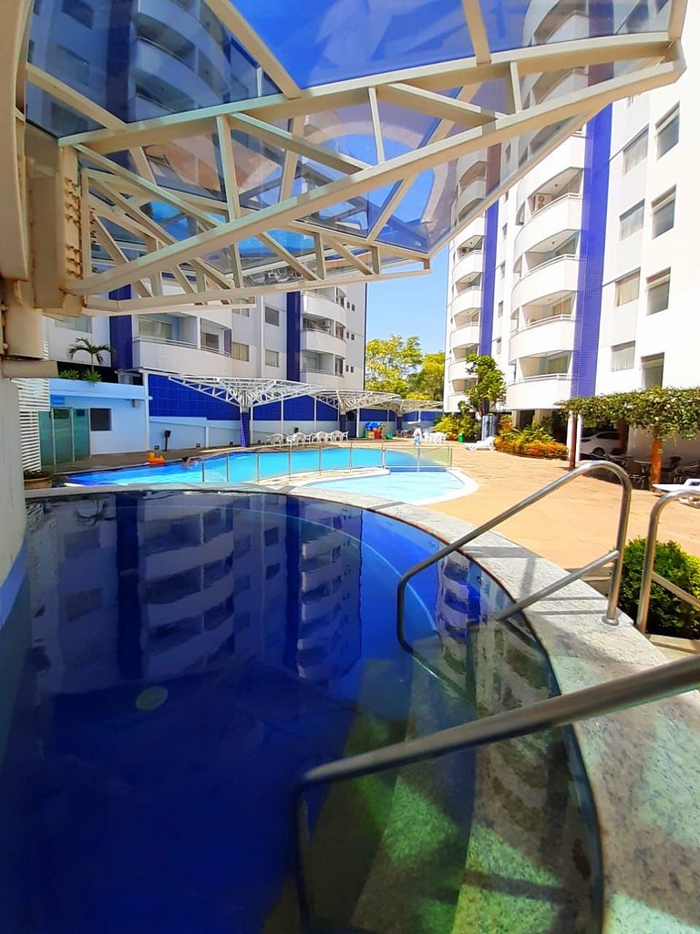 Águas da Serra Rio Quente Ap 404B com acesso ao Rio Quente