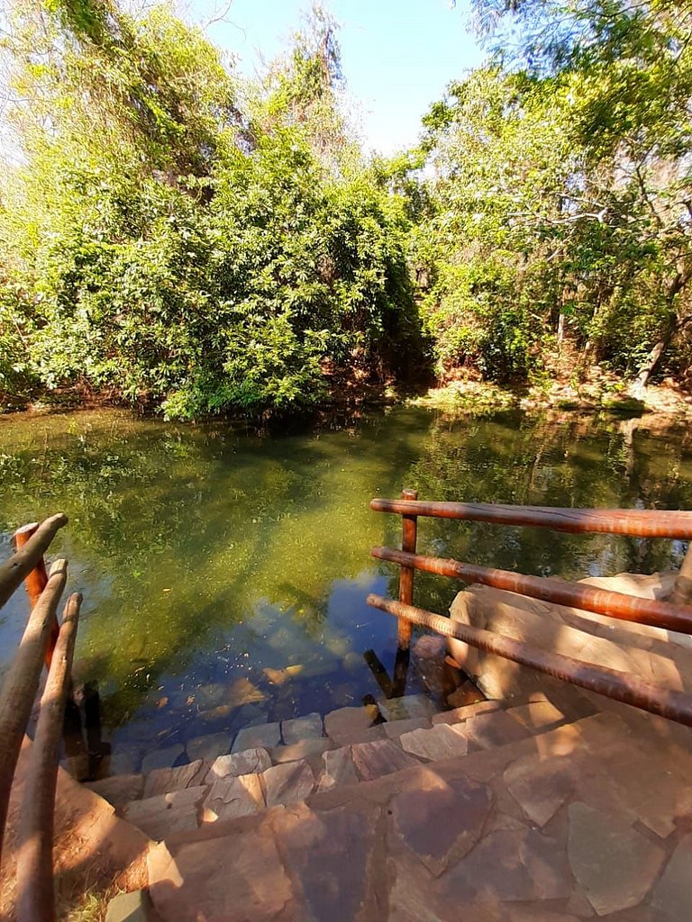 Águas da Serra Rio Quente Ap 404B com acesso ao Rio Quente