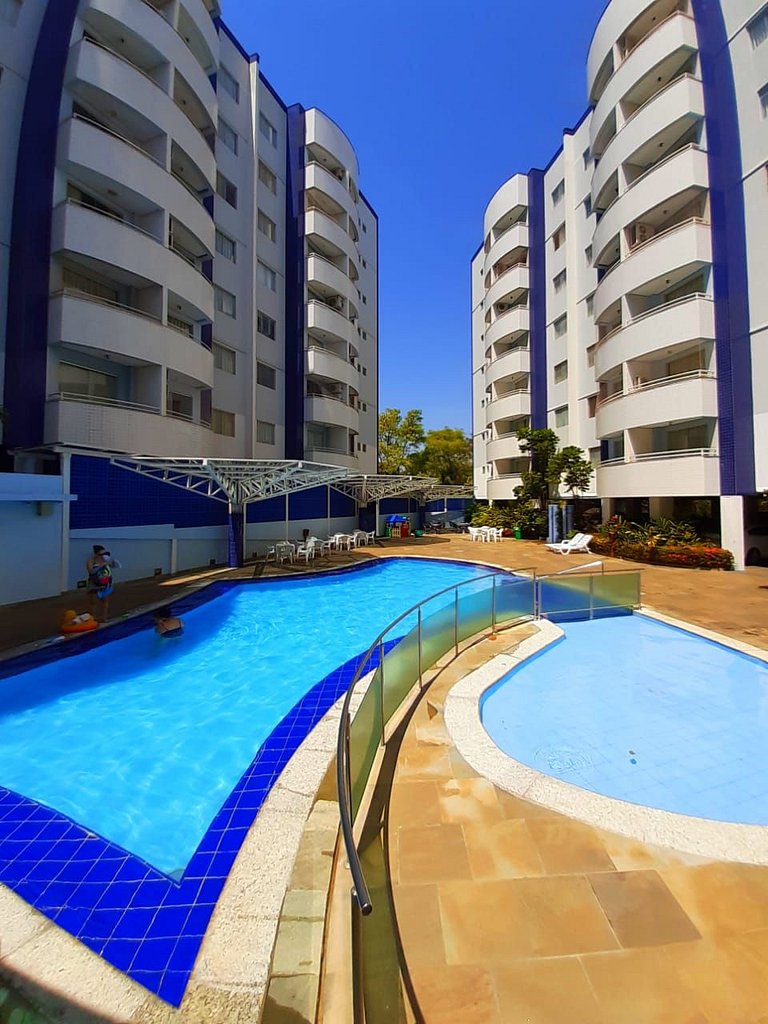Águas da Serra Rio Quente Ap 404B com acesso ao Rio Quente